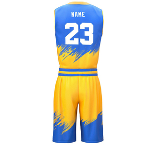 Ensemble d'uniformes de basketball personnalisés grande taille au meilleur prix, légers, à séchage rapide, vêtements de sport d'extérieur, uniformes de basketball unisexes - Product Image 3