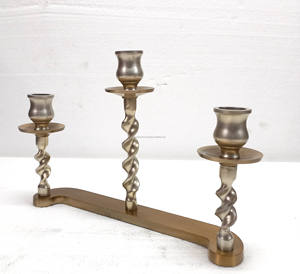 Vente en gros de chandelier en métal moderne et élégant lanternes votives fabriquées à la main en or multi-usages décoration de Noël - Product Image 3