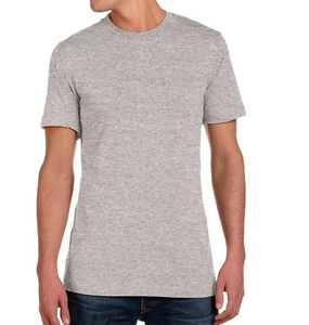 เสื้อยืดคอกลมผู้ชาย ผ้าฝ้าย 100% สวมใส่สบาย ทรงปกติ  สำหรับงานพิมพ์ลายแบบรีดร้อน เนื้อผ้าระบายอากาศได้ดี คุณภาพสูง 150 กรัม - Product Image 1