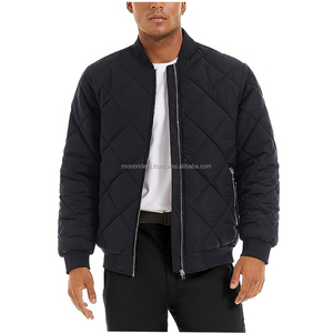 Chaqueta Bomber Reversible Impermeable Ecológica para Hombre, con Capucha, 650-Fill, Estilo Urbano de Invierno, Cuello Alto y Cremallera - Product Image 2