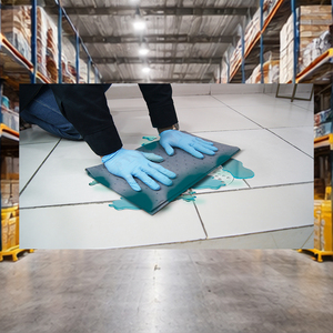 Tampon absorbant universel 200 g/m² pour le contrôle des déversements industriels d'huile, de produits chimiques et de liquides – Fournisseur de tampons d'entretien à haute absorption - Product Image 4