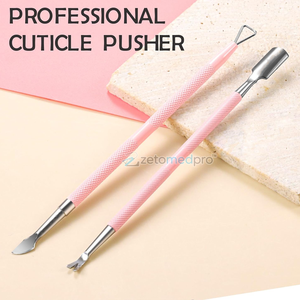 Pousse-cuticules OEM en acier inoxydable, outil de beauté, logo personnalisé, pousse-cuticules en acier inoxydable - Product Image 6