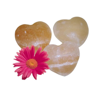 Découvrez le pouvoir curatif du sel de bain en forme de cœur de l'Himalaya, pierre de massage en sel rose clair pour une relaxation corporelle complète