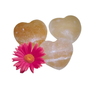 Experience the Healing Power of Himalayan Heart Soap Shape <b>Bath</b> Salt Stone Massage Salt Stone in <b>Light</b> Pink Full Body Relaxation - Product Image 1