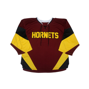 Fournisseur de maillots de hockey sur glace personnalisés, conception OEM avec tissu en maille respirant, logo en twill sublimé, professionnel - Product Image 4