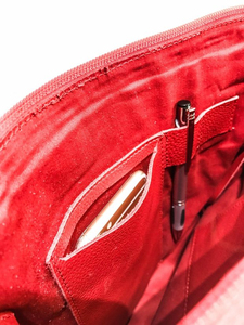 Superior Quality Genuine Leather Women Handbag with Single Handle and Zipper Closure Lightweight & Waterproof for Work <b>Travel</b> - Product Image 5