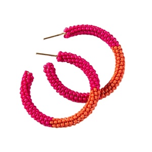 Customized best quality beaded <b>handmade</b> <b>earring</b> and ear jewelry for girls hole sale price from India - Product Image 3