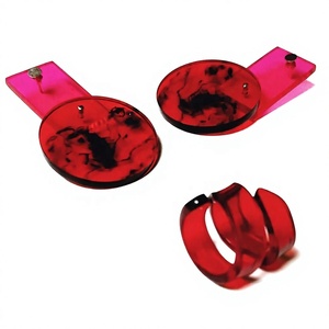 Resin Craft Luxury Fairy Love Customized Handmade Hand-painted Gloss Artistic DIY Earrings for Easter Back School Women - Product Image 1