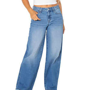 กางเกงยีนส์เอี๊ยมผู้หญิงรุ่นใหม่ ระบายอากาศได้ดี รับทำโลโก้ ขายส่ง เสื้อผ้าลายเรียบ แฟชั่นใหม่ - Product Image 3