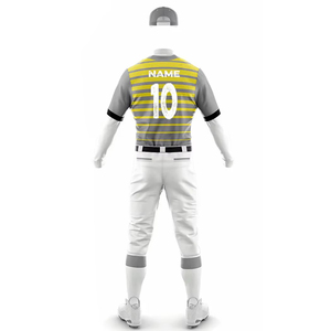 Tenue d'équipe de qualité supérieure, uniforme de baseball confortable à vendre / Meilleur fabricant d'uniformes de baseball en tissu polyester - Product Image 5