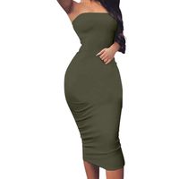 Robe longue d'été pour femme en polyester/élasthanne, style débardeur à fines bretelles, moulante, sexy, unie, blanche, durable, élégante, avec motif lettre