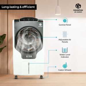 Refroidisseur évaporatif AEON 85 LTR haute puissance de refroidissement, plastique, 4000m3/h, moteur puissant, télécommande, écologique, 3 vitesses, maison, bureau - Product Image 1