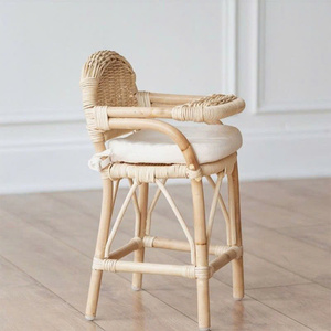 Best Choice 2026 Rattan <b>Dining</b> Chair for <b>Kids</b> Chair Decoration Christmas Custom OEM Design Variety of Colors & Choices Handmade - Product Image 5