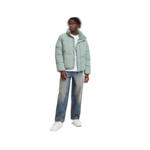 Chaqueta acolchada con cremallera y logotipo personalizado para hombre, abrigo de plumón, nueva chaqueta acolchada a precio económico, chaquetas cálidas de invierno para hombre - Product Image 6
