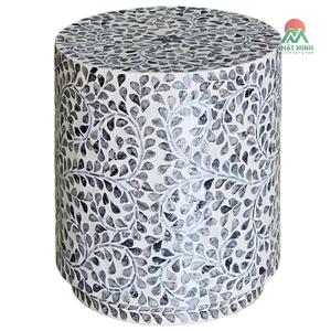 Mesa auxiliar de alta calidad para sala de estar, llamativa, moderna, de nácar, hecha a mano, decorativa, ecológica, duradera - Product Image 2