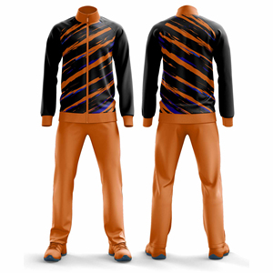 Ensemble de survêtement d'hiver 100 % coton personnalisé en gros, impression par sublimation intégrale, vêtements de sport lourds pour l'entraînement, OEM ODM - Product Image 5