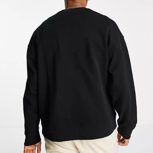 Sudadera Casual de Moda para Hombre al por Mayor, Personalizada, Oversize, Cuello Redondo, Color Liso, Ajuste Holgado, para Gimnasio y Running, con Estampado en Tela - Product Image 6