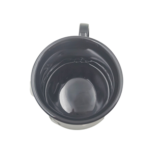 Tasse à thé en porcelaine électroplaquée « Nuit Noire Céleste » – Vente directe usine - Product Image 4