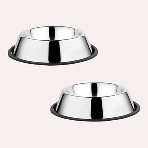 Eco-friendly <b>Puppy</b> Bowl <b>Food</b> Pet Feeder Dog Feed Container Cat <b>Food</b> Bowls Silicone Bottom Anti-slip Stainless Steel Dog Bowl <b>uk</b> - Product Image 5