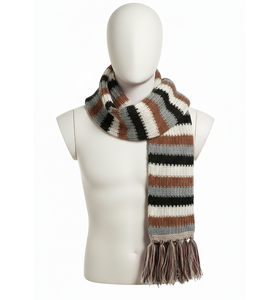 Écharpe tricotée unisexe anti-humidité - Cache-cou d'hiver actif - Tricot doux haute performance avec logo personnalisé - Product Image 3