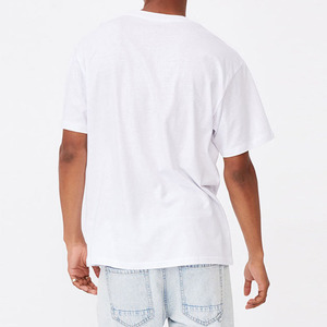 เสื้อยืดคอตตอนผู้ชาย ทรงคลาสสิค คอกลม เรียบง่าย ไม่มีลาย รับผลิตเสื้อยืดแบรนด์ของคุณเอง แบบ OEM ODM เสื้อยืดคอตตอนผู้ชายสั่งทำพิเศษ - Product Image 5