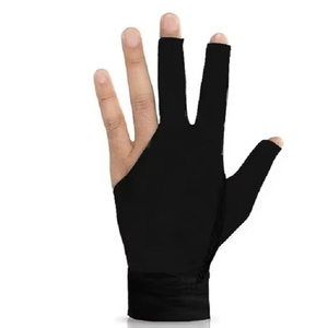 Guante de billar ligero, portátil, duradero, elástico, transpirable y antideslizante de 3 dedos para snooker, en venta. - Product Image 3