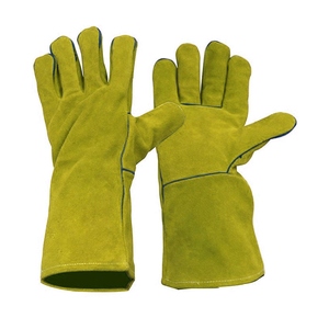 Guantes de Soldador de Cuero Vacuno de Primera Calidad, Resistentes al Fuego, Protección para Trabajo Pesado, Guantes para Asar a la Parrilla, Barbacoa y Horno - Product Image 3