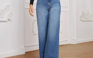 Women <b>Bootcut</b> Stretch Jeans High Waist Denim <b>Trousers</b> Slim Fit Casual Pants Flared Hem Comfortable <b>Ladies</b> Fashion Wholesale - Product Image 4