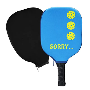 Raqueta de Pickleball Deportiva Personalizada 2026, Material PU Blanco, Cubierta de Neopreno, Forro de Fibra de Vidrio, Incluye Bolsa Portátil y Marco Externo - Product Image 2
