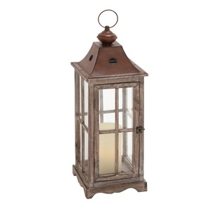 Farol de Madera Decorativo para Espacios Acogedores, Decoraciones de Boda, Ocasiones Festivas y Adornos para el Hogar - Product Image 5
