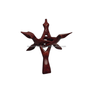 Quemador de Incienso de Madera de Álamo Forjado a Mano con Aroma a Cobra para Exhibir Cuencos de Abulón y Piedras Preciosas, Ecológico y Duradero - Product Image 3