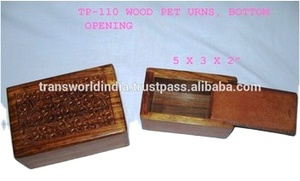Urne funéraire en bois personnalisée de qualité supérieure Transworld, écologique, pour chiens - Urnes de crémation, petites et grandes tailles - Product Image 5