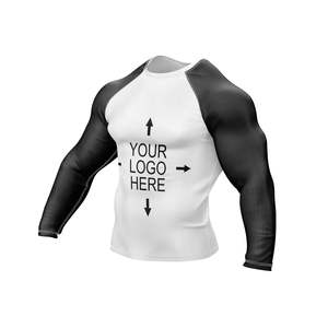 เสื้อรัดกล้ามเนื้อแขนสั้นสำหรับกีฬา MMA ยี่ห้อ BEST Tran Sports - สี/ขนาดที่ปรับแต่งได้ ระบายอากาศได้ดี สวมใส่สบาย บริการสกรีนโลโก้ตามสั่ง OEM สำหรับผู้ชาย - Product Image 4