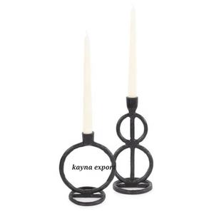 Soporte de vela de alambre de Metal de Color Dorado de la mejor calidad, estilo único para decoración de bodas y eventos navideños, proveedor indio - Product Image 4