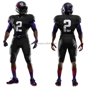 Camisetas de Fútbol Americano Transpirables y Personalizables con Estampado por Transferencia de Calor, 100% Poliéster, Ropa Deportiva - Product Image 1