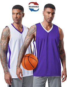 Tank Top Basketball Reversible Jersey Mesh <b>Athletic</b> Basketball Team Uniform Training Practice Plain Sleeveless Double <b>Athletic</b> - Product Image 4