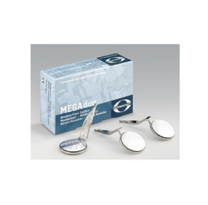 Meilleure vente 2025 Miroir buccal double face en rhodium Mega Duo FS dentaire-Lot de 1... - Product Image 1