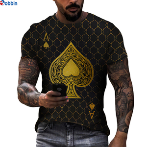 T-shirt à impression par sublimation, t-shirt à manches courtes pour homme et femme, t-shirt décontracté à impression 3D créative, col rond, design graphique - Product Image 3
