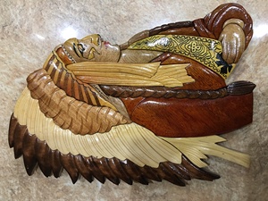 Artesanía de Madera Hecha a Mano para Decoración del Hogar, Diseño Moderno OEM, Placas de Madera Talladas con Logotipo - Product Image 3