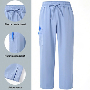 Pantalons de travail pour hommes, uniforme médical à marque privée, vêtements professionnels pour les établissements de santé - Product Image 4