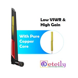Antenne ETEILY 5G 8dBi en caoutchouc de haute qualité avec connecteur mâle SMA mobile, application intérieure, fabriquée en Inde - Product Image 4