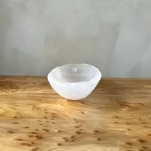 Cuenco de ónix de alta gama, artículo decorativo de piedra, cuenco artesanal de ónix, centro de mesa de piedra, accesorio de mármol, precio al por mayor - Product Image 2
