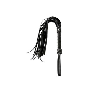 แส้หนังหลายเส้นพร้อมห่วงโลหะที่จับ - Product Image 1