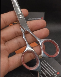 OEM Customized Logo Professional <b>Hairdressing</b> Stainless Steel Right-Handed Long Handle Barber Shears 28 Teeth <b>Best</b> Selling New - Product Image 2