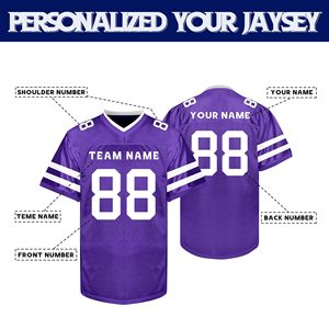Supplier American Football Jersey Polyester Mesh Dazzle Embroidery Private Label OEM V Neck Breathable Durable Apparel - Product Image 4