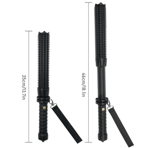 USB Rechargeable Retractable Torch 3-Mode Zoomable LED Security Flashlight Set for Outdoor Use - Product Image 2