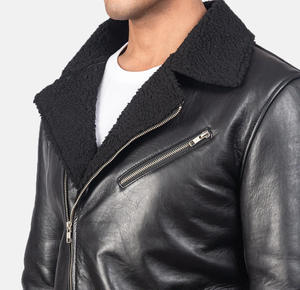 Chaqueta de cuero de diseño de moda para hombre, nueva llegada, chaqueta de cuero PU para hombre, chaqueta de cuero vacuno de primera calidad - Product Image 6