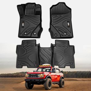 Tappetini Auto 3D in TPE per Ford Bronco 4 Porte 2021-2023, Accessori Interni per Tutte le Stagioni, Set Completo - Product Image 1
