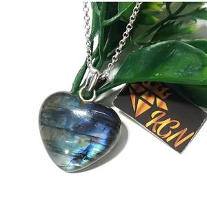 Colgante de Plata de Ley 925 con Gema de Rubí Natural, Diseño Geométrico Bohemio, Joyería Unisex - Product Image 3