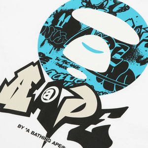 Nueva Versión al por Mayor, Camiseta Apes de Alta Calidad, Marca de Diseñador de Moda, Camiseta Casual Holgada con Estampado Moderno para Hombre - Product Image 3